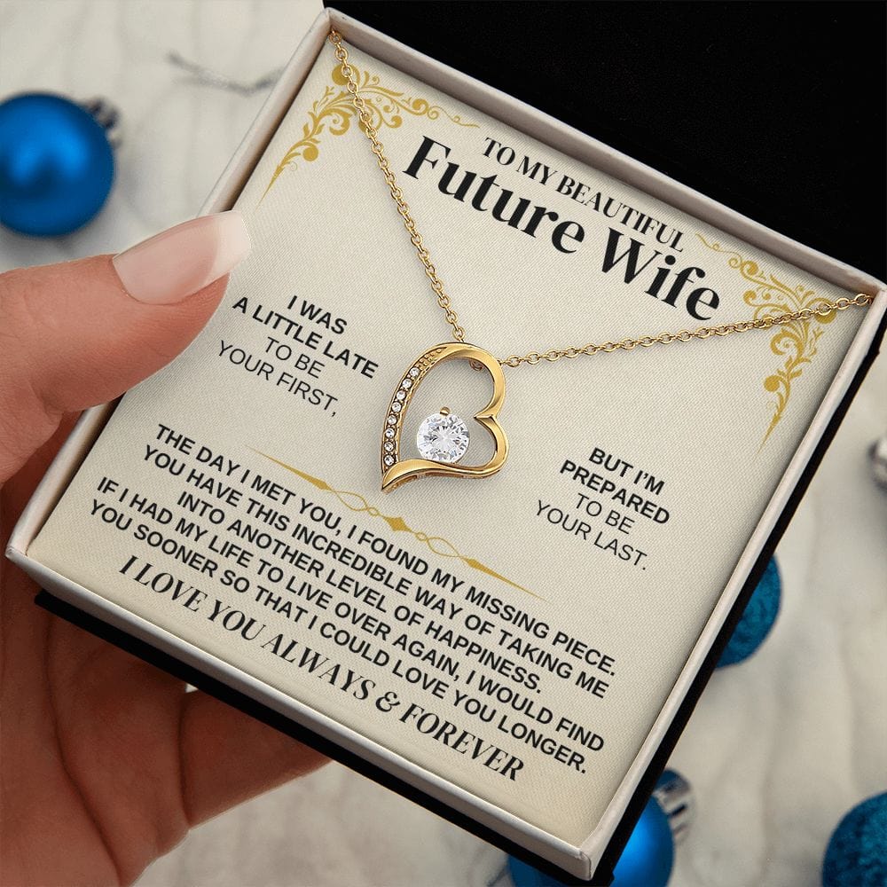 To My Future Wife - Forever Love Necklace Gift Set - SS340