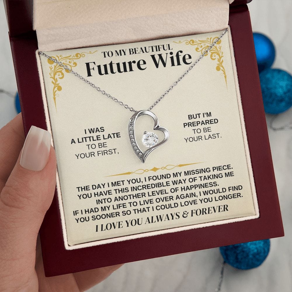 To My Future Wife - Forever Love Necklace Gift Set - SS340