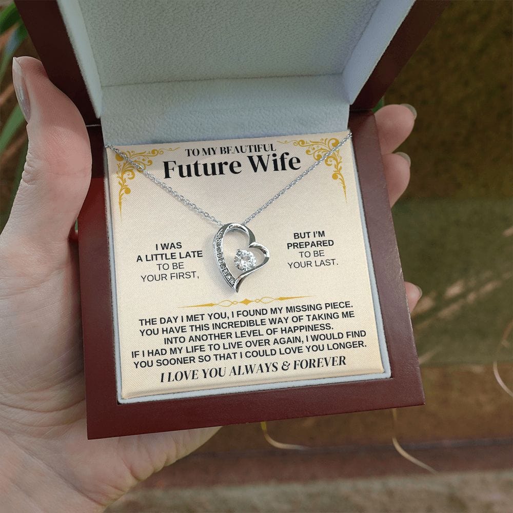 To My Future Wife - Forever Love Necklace Gift Set - SS340