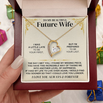 To My Future Wife - Forever Love Necklace Gift Set - SS340