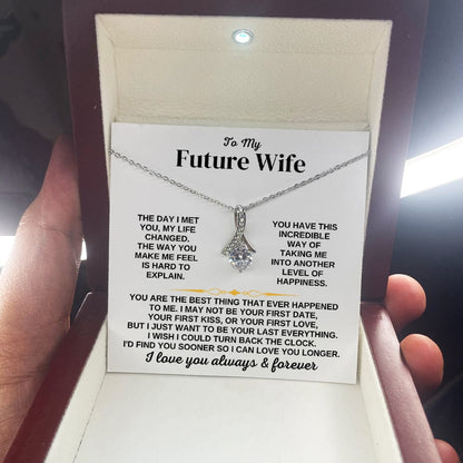 To My Future Wife - I'd Find You Sooner - Necklace Gift Set - SS348