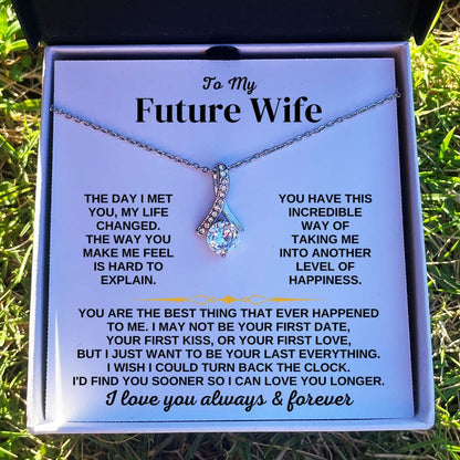 To My Future Wife - I'd Find You Sooner - Necklace Gift Set - SS348