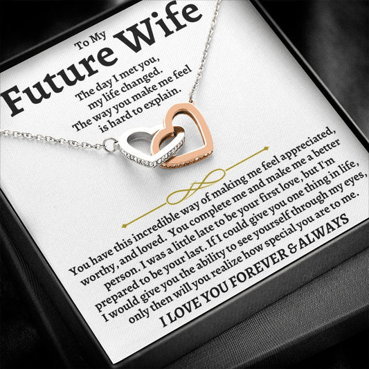 To My Future Wife - Intertwined Hearts Gift Set - SS40