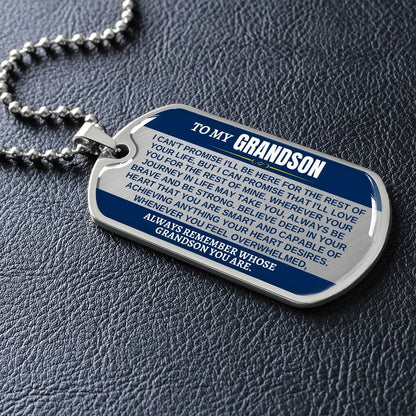 To My Grandson - Beautiful Love Tag - Gift Set - SS293