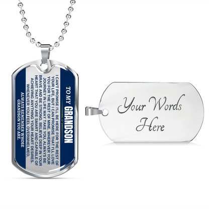 To My Grandson - Beautiful Love Tag - Gift Set - SS293