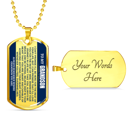 To My Grandson - Beautiful Love Tag - Gift Set - SS293