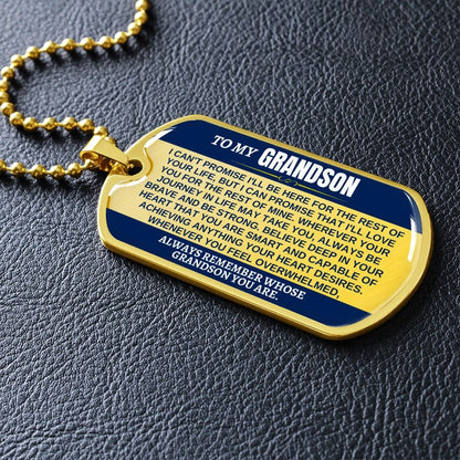 To My Grandson - Beautiful Love Tag - Gift Set - SS293
