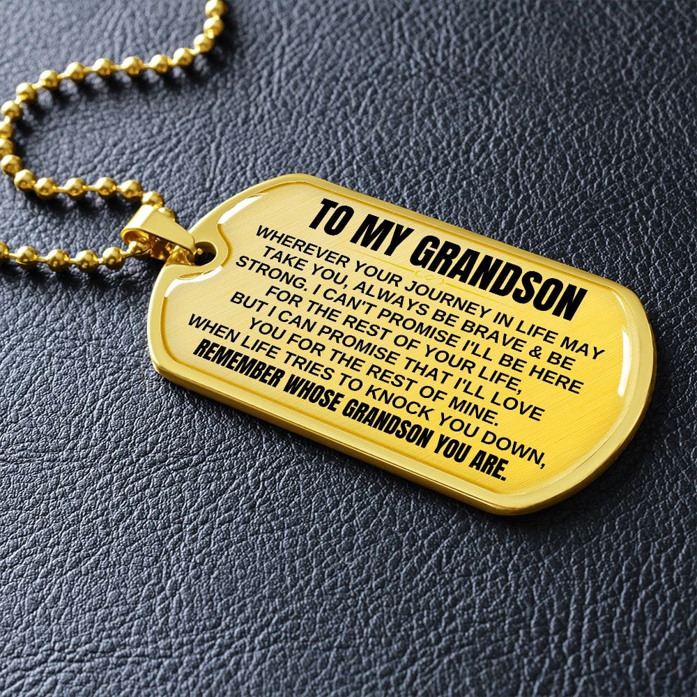 To My Grandson - Beautiful Love Tag - SS299