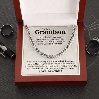 To My Grandson - Big Dreams - Personalized Gift Set - SS223