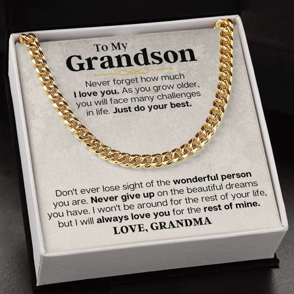 To My Grandson - Big Dreams - Personalized Gift Set - SS223