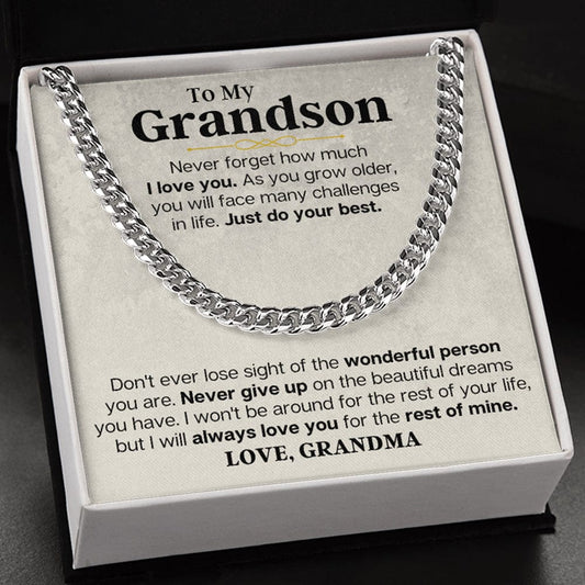 To My Grandson - Big Dreams - Personalized Gift Set - SS223
