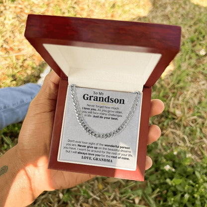 To My Grandson - Big Dreams - Personalized Gift Set - SS223