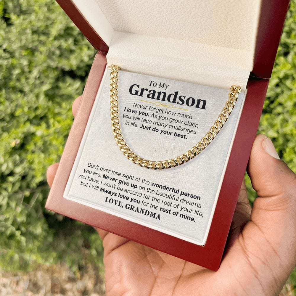 To My Grandson - Big Dreams - Personalized Gift Set - SS223