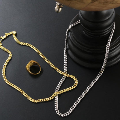 To My Grandson - Cuban Link Chain Gift Set - SS161