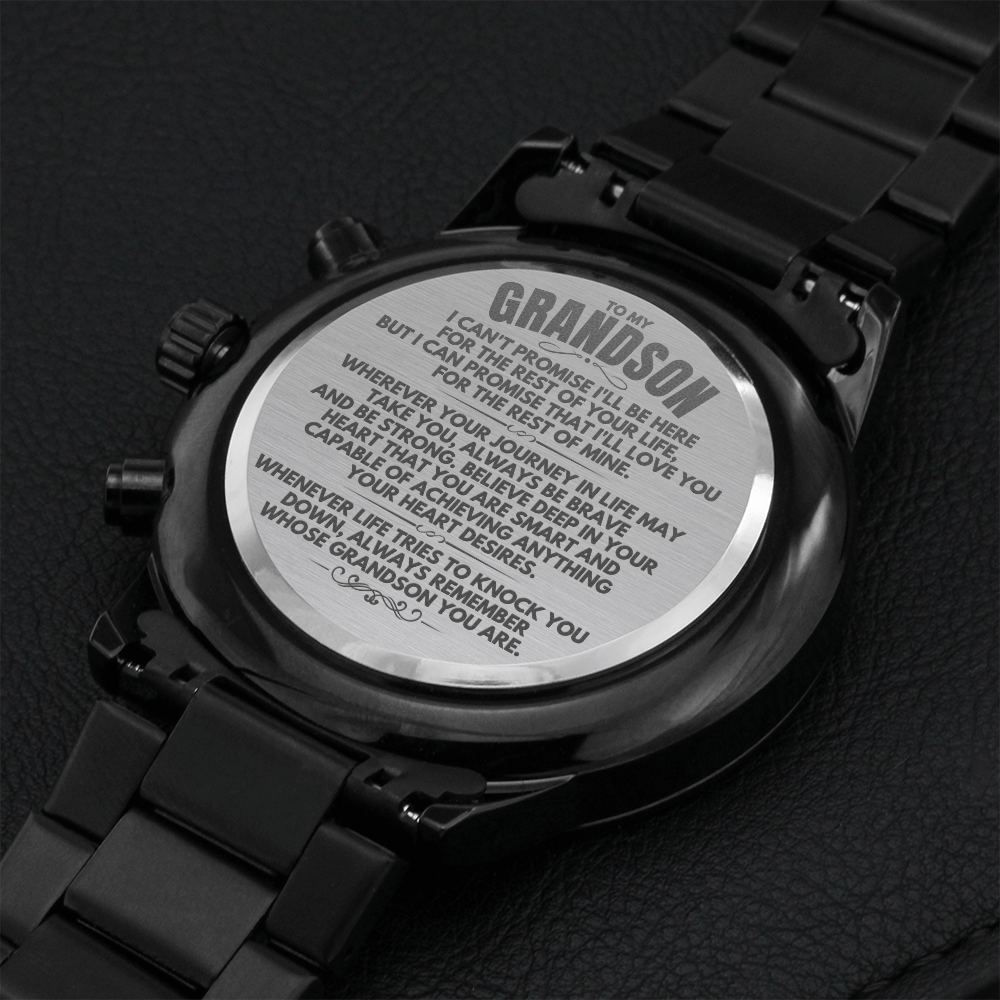 To My Grandson - Engraved Premium Watch - SS146V2