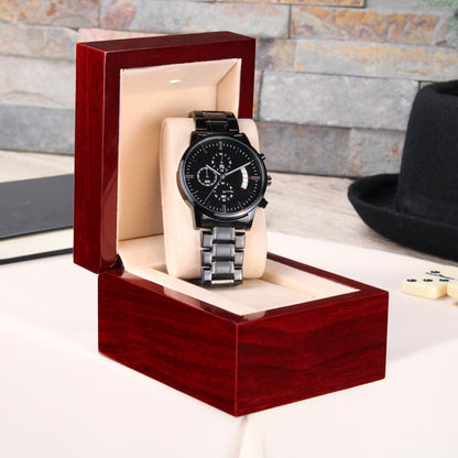 To My Grandson - Engraved Premium Watch - SS146V2