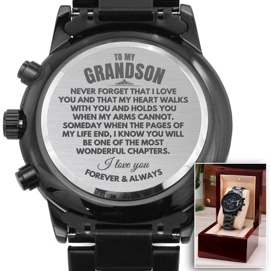 To My Grandson - Engraved Premium Watch - SS233