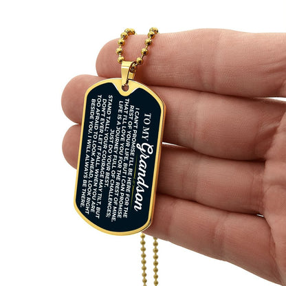 To My Grandson - Love Tag - SS426GS-DT