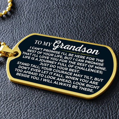 To My Grandson - Love Tag - SS426GS-DT