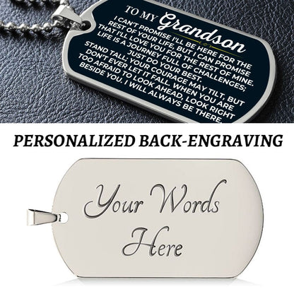 To My Grandson - Love Tag - SS426GS-DT