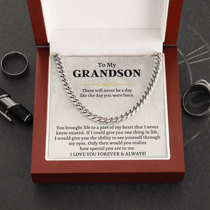 To My Grandson - Part Of My Heart - Gift Set - SS150