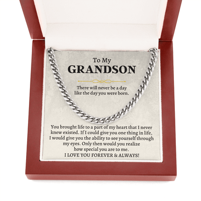 To My Grandson - Part Of My Heart - Gift Set - SS150
