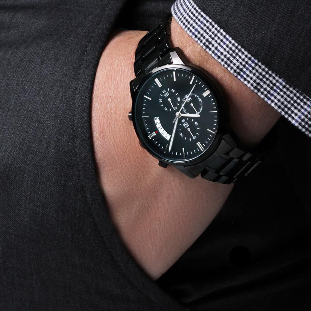 To My Husband - Engraved Premium Watch - SS220