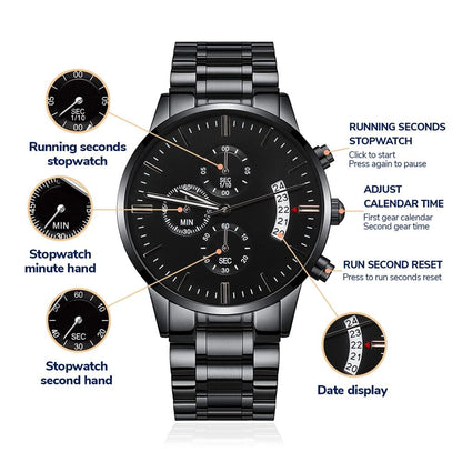 To My Husband - Engraved Premium Watch - SS343