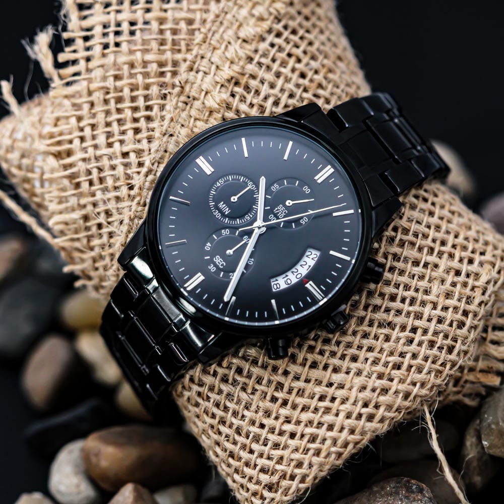 To My Husband - Luxury Engraved Watch - SS07