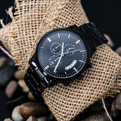 To My Husband - Luxury Engraved Watch - SS07