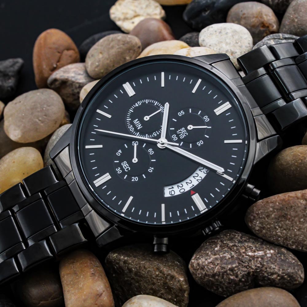 To My Husband - Luxury Engraved Watch - SS07