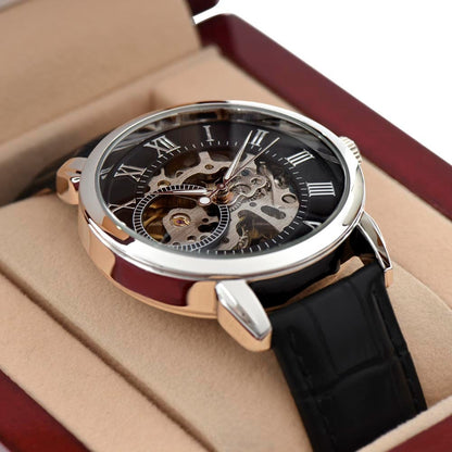 To My Husband - Luxury Openwork Watch - Gift Set - SS323