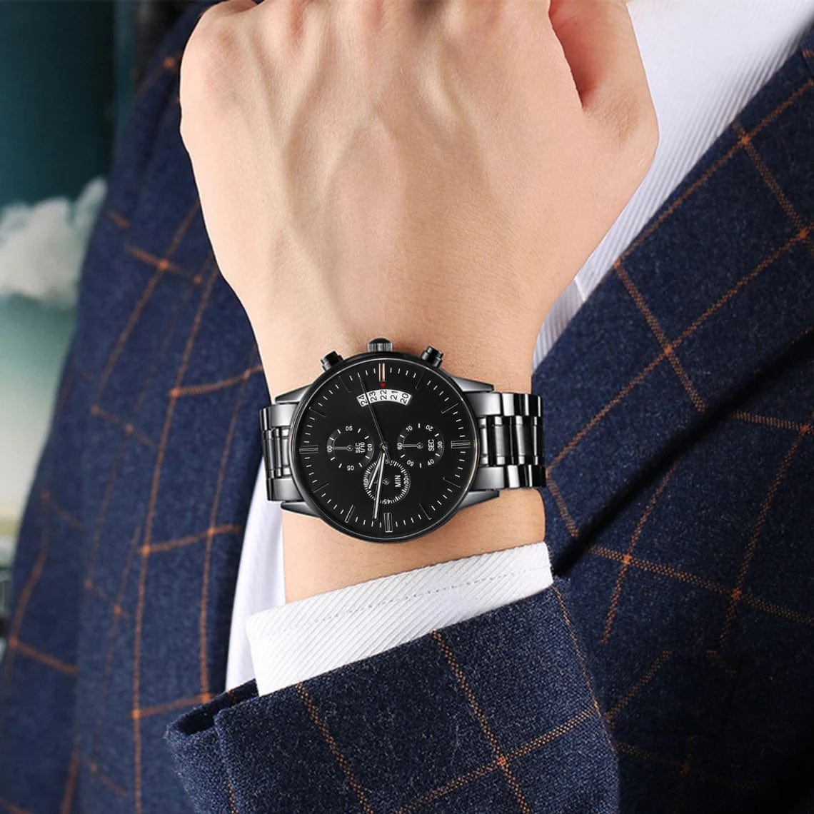 To My Husband - Perfect Life Partner - Engraved Premium Watch - SS243