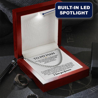 To My Man - Cuban Link Chain Gift Set - SS593