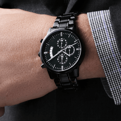 To My Man - Engraved Premium Watch - SS165