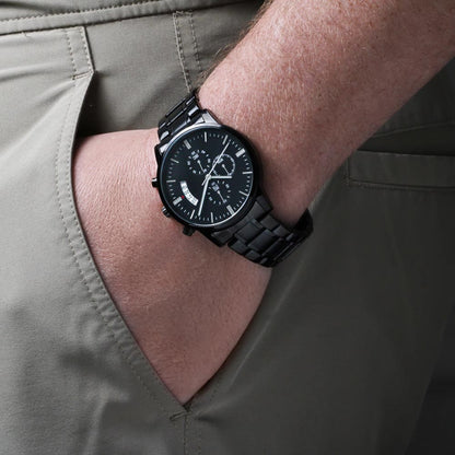 To My Man - Engraved Premium Watch - SS166