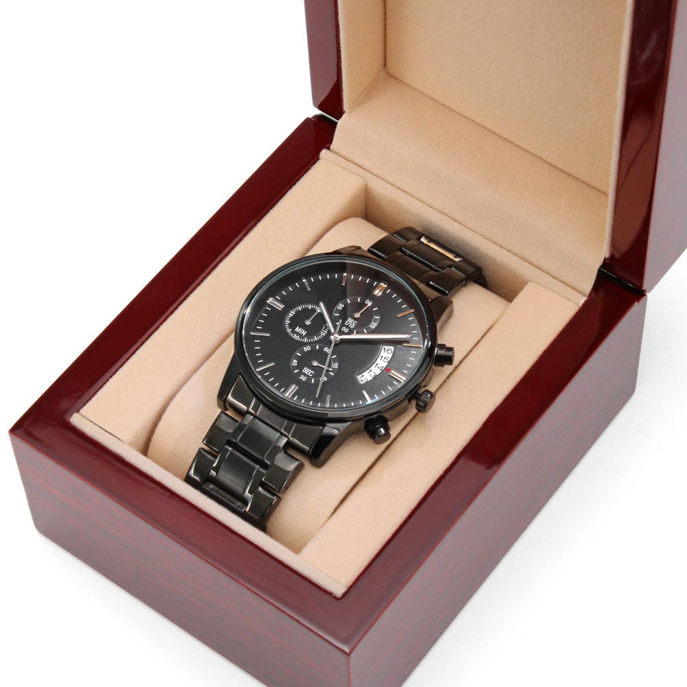 To My Man - Luxury Engraved Watch - SS18