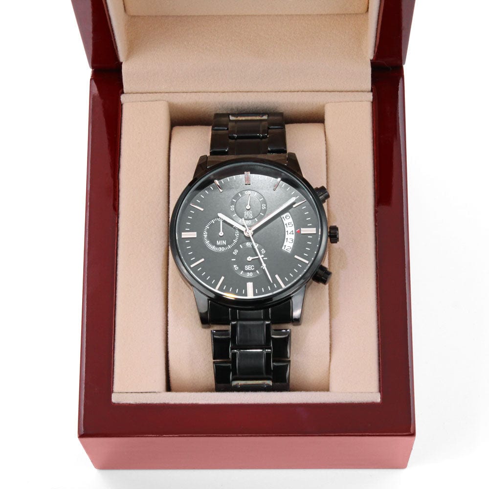 To My Man - Luxury Engraved Watch - SS18