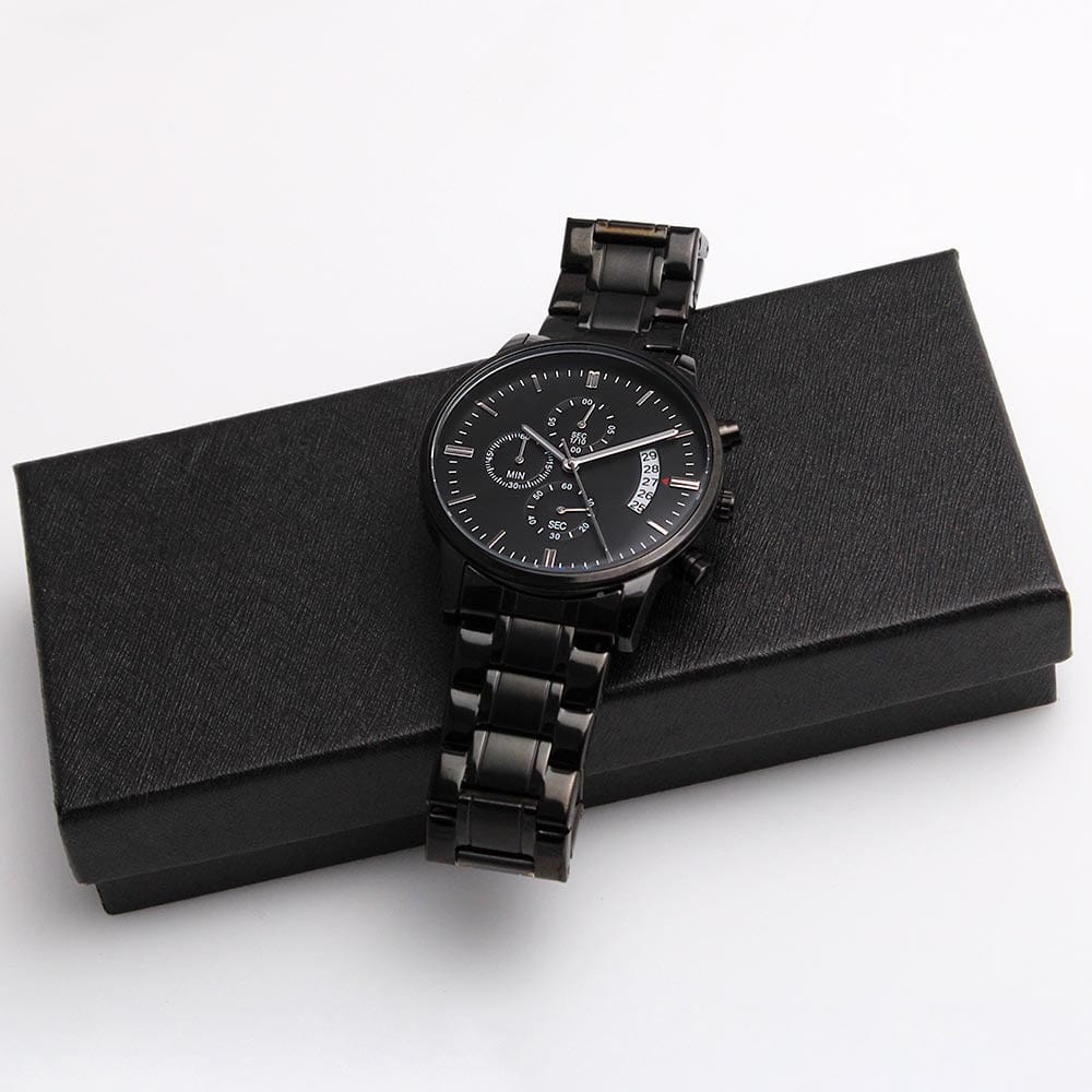 To My Man - Luxury Engraved Watch - SS18