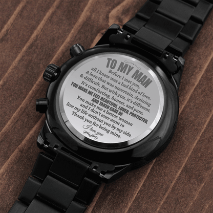 To My Man - Luxury Engraved Watch - SS26