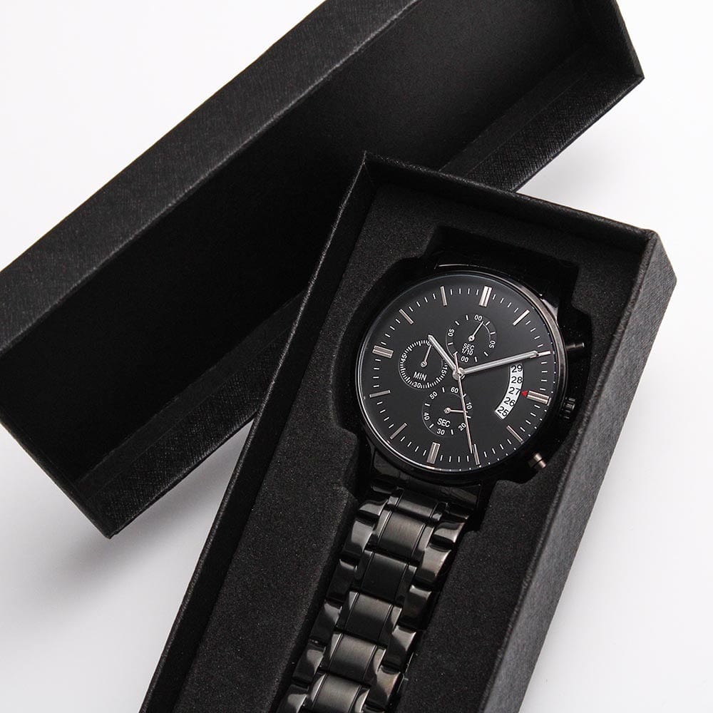 To My Man - Luxury Engraved Watch - SS55