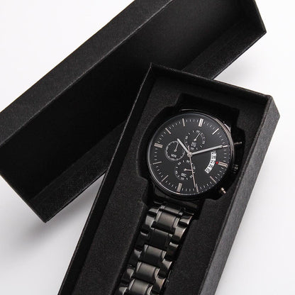 To My Man - Luxury Engraved Watch - SS55