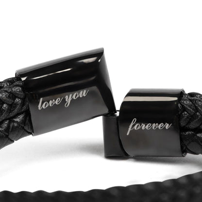 To My Man | My Missing Piece | Braided Bracelet Gift Set - SS584