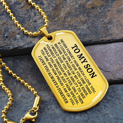 To My Son - Beautiful Love Tag - SS297