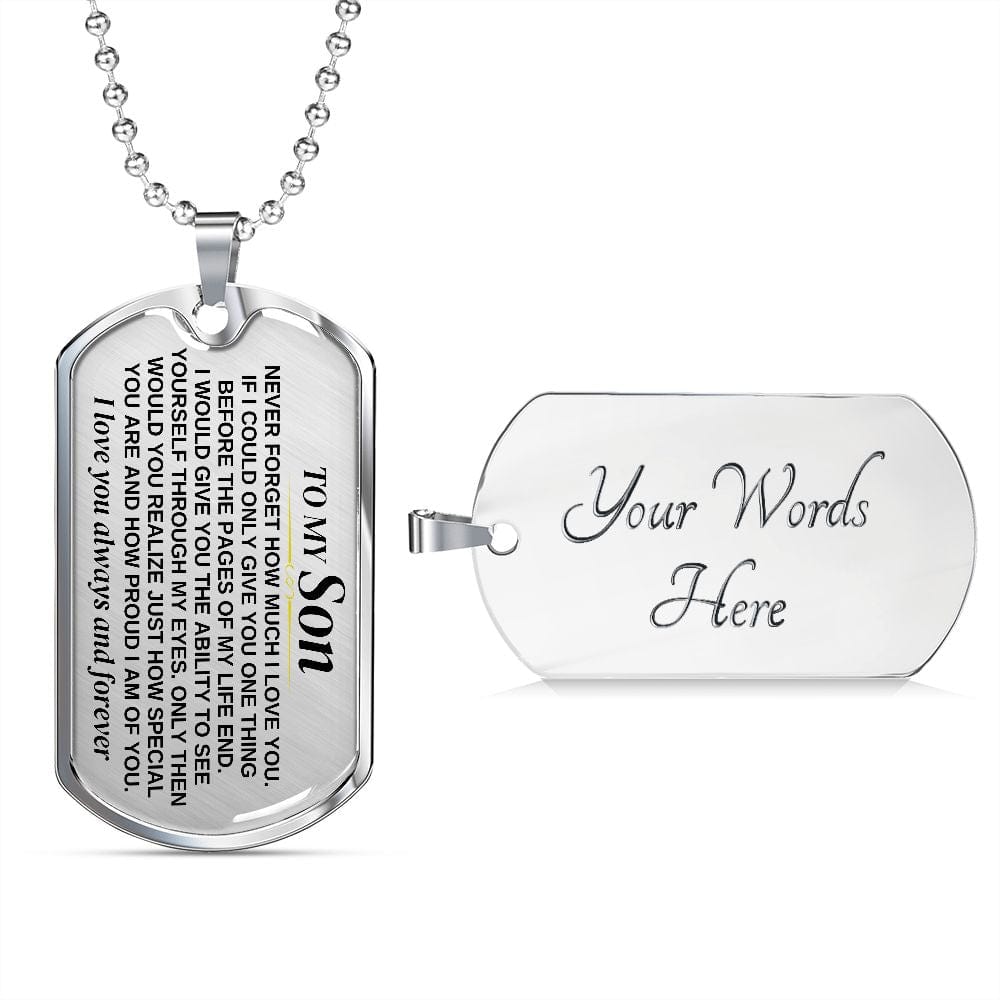 To My Son - Beautiful Love Tag - SS297V2