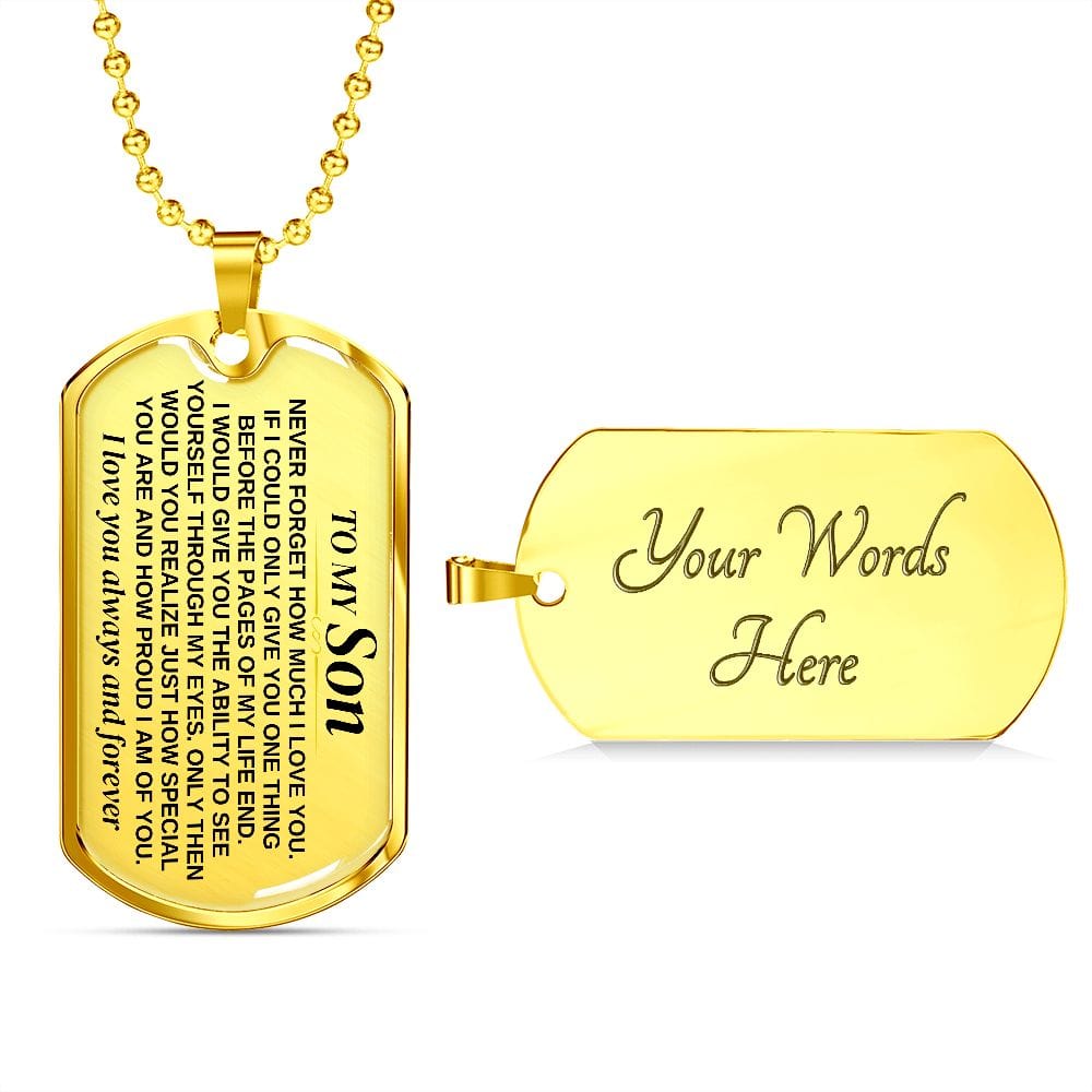 To My Son - Beautiful Love Tag - SS297V2