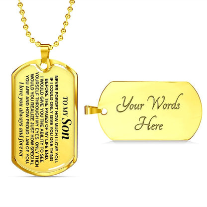 To My Son - Beautiful Love Tag - SS297V2