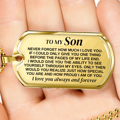 To My Son - Beautiful Love Tag - SS297V2
