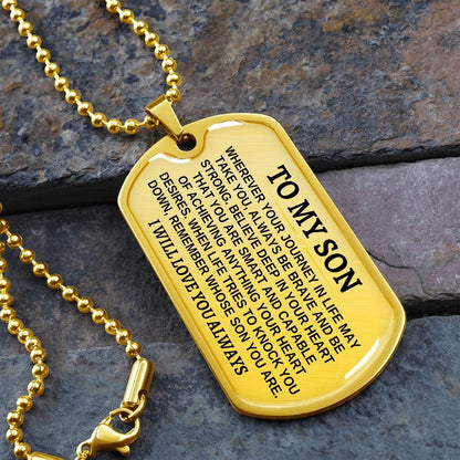 To My Son - Beautiful Love Tag - SS298