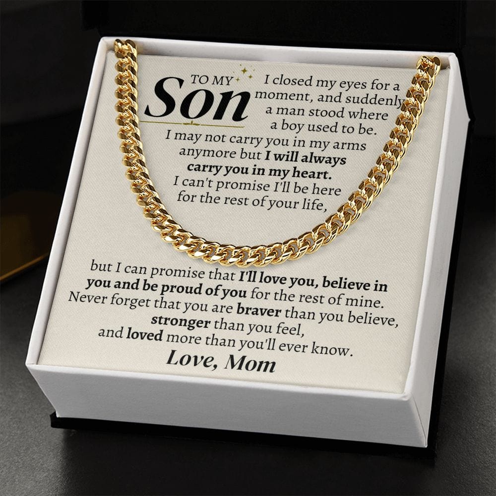 To My Son - I May Not Carry In My Arms Anymore - Gift Set - SS329